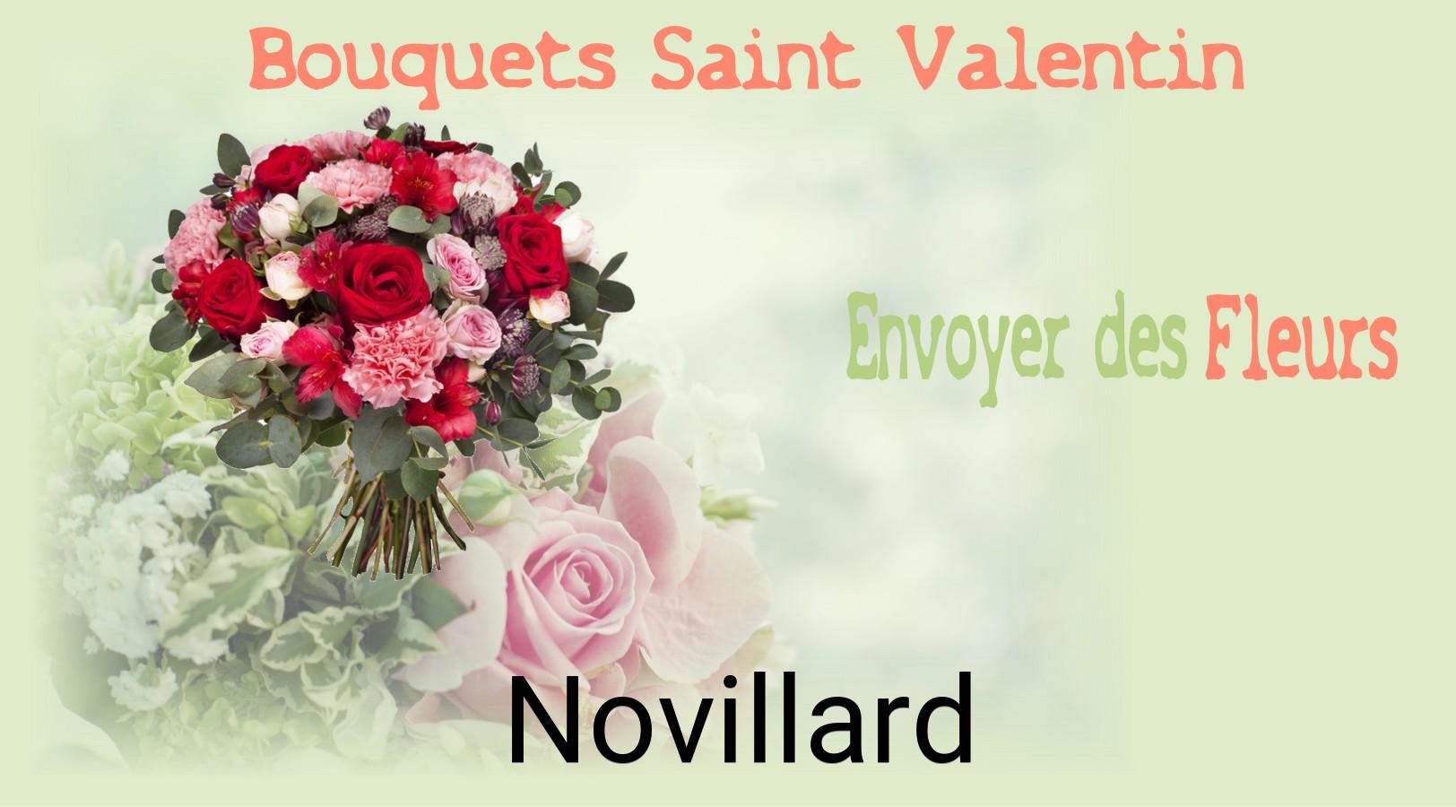 Roses de Saint-Valentin livrées à Novillard